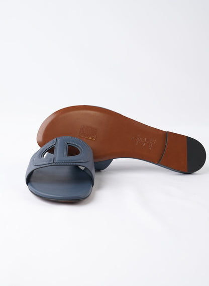 Christian Dior Calfskin D-Club Mule Sandals