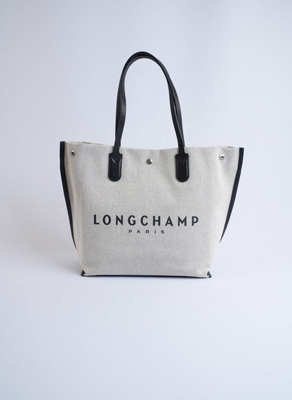 Long Champ Roseau Canvas Tote Bag