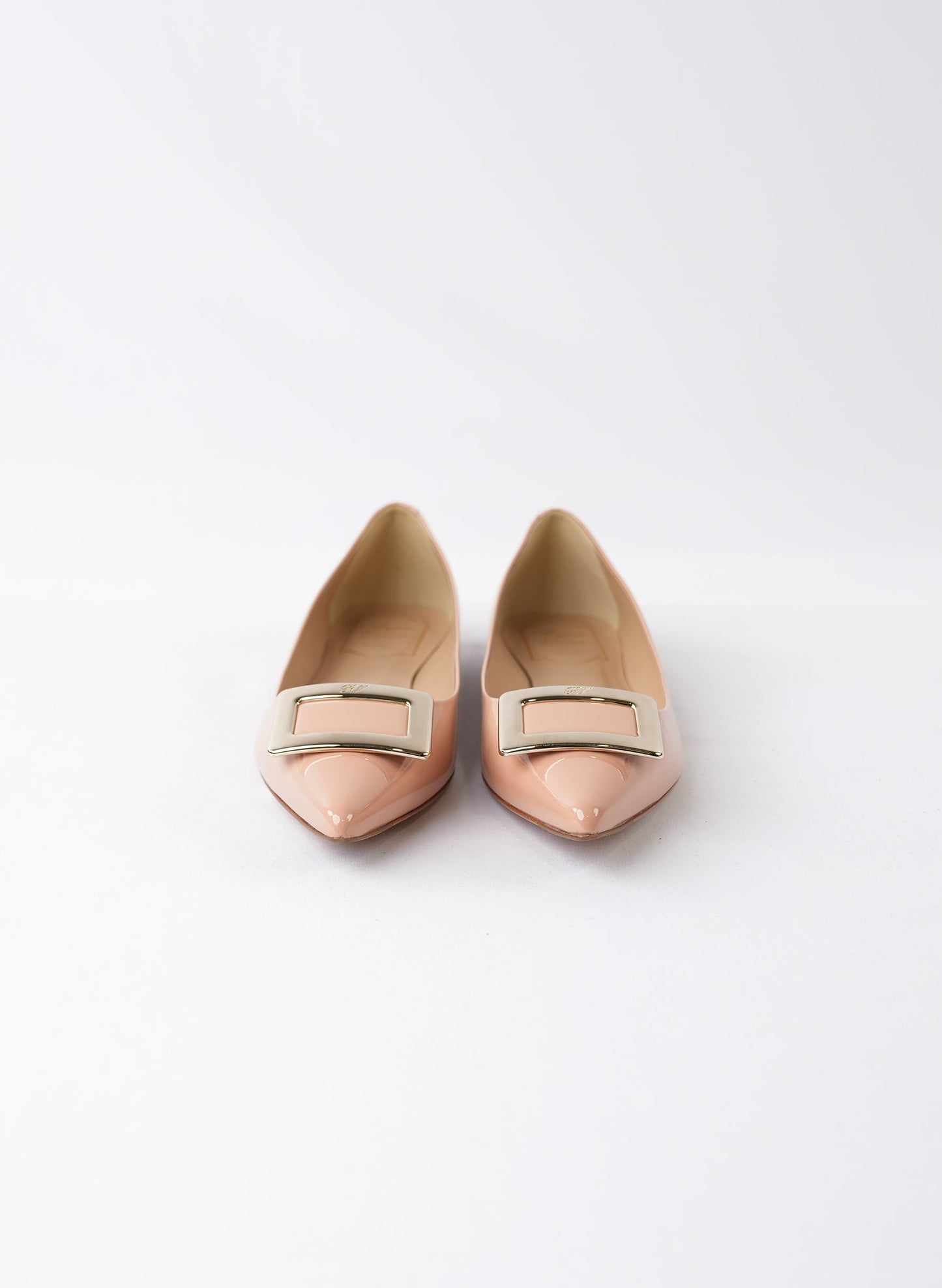 Roger Vivier Leather Ballet Flats