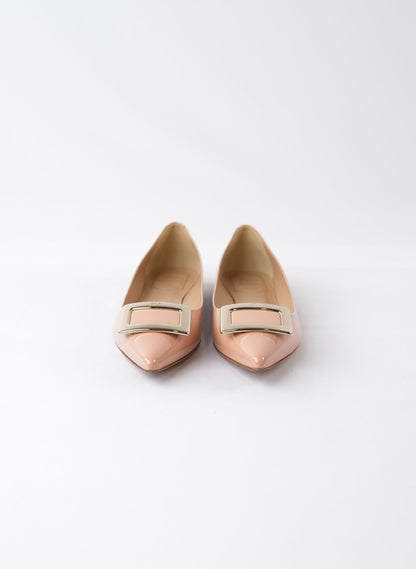 Roger Vivier Leather Ballet Flats