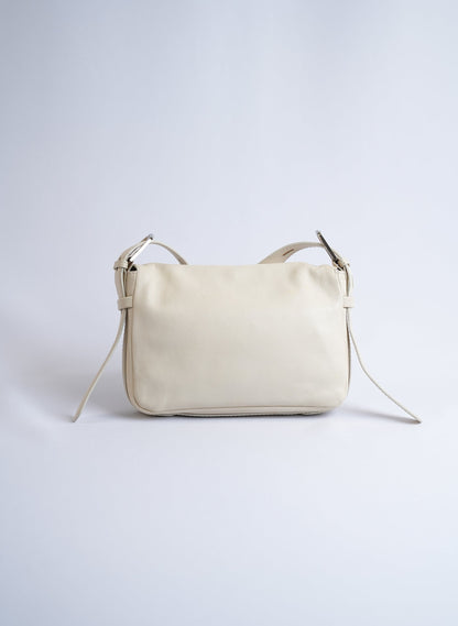 Delvaux White Leather Crossbody Bag