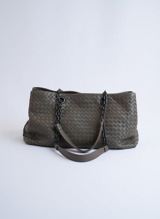 Bottega Veneta Intrecciato Chain Tote