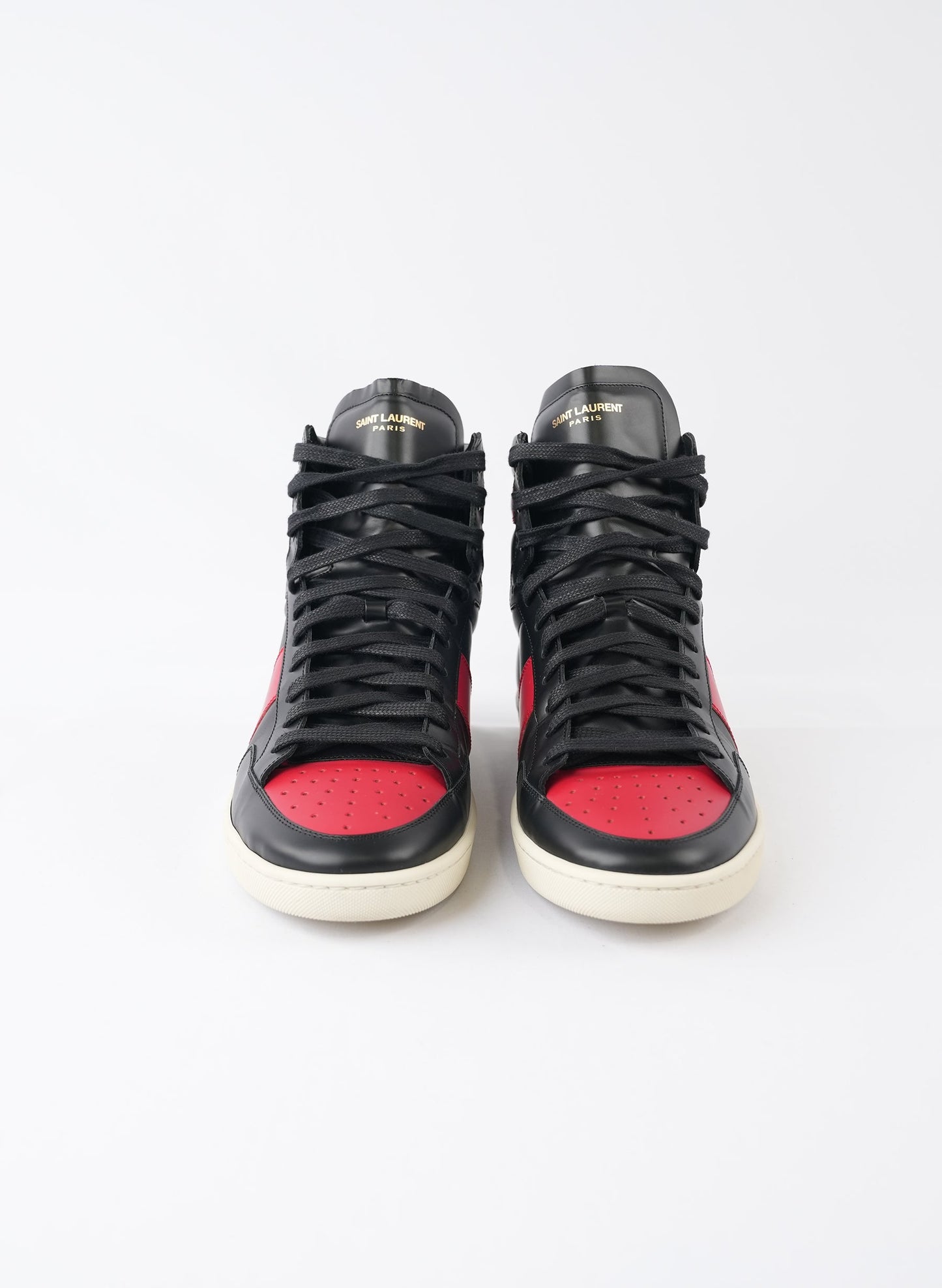 Saint Laurent Classic Court High Top Sneakers