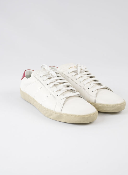 Saint Laurent Leather Low Top Sneakers