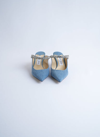 Jimmy Choo Crystal Embellished Mules