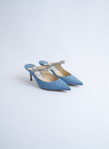 Jimmy Choo Crystal Embellished Mules
