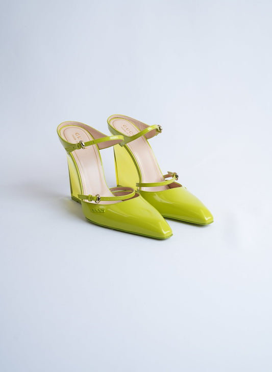 Gucci Wedge Mules