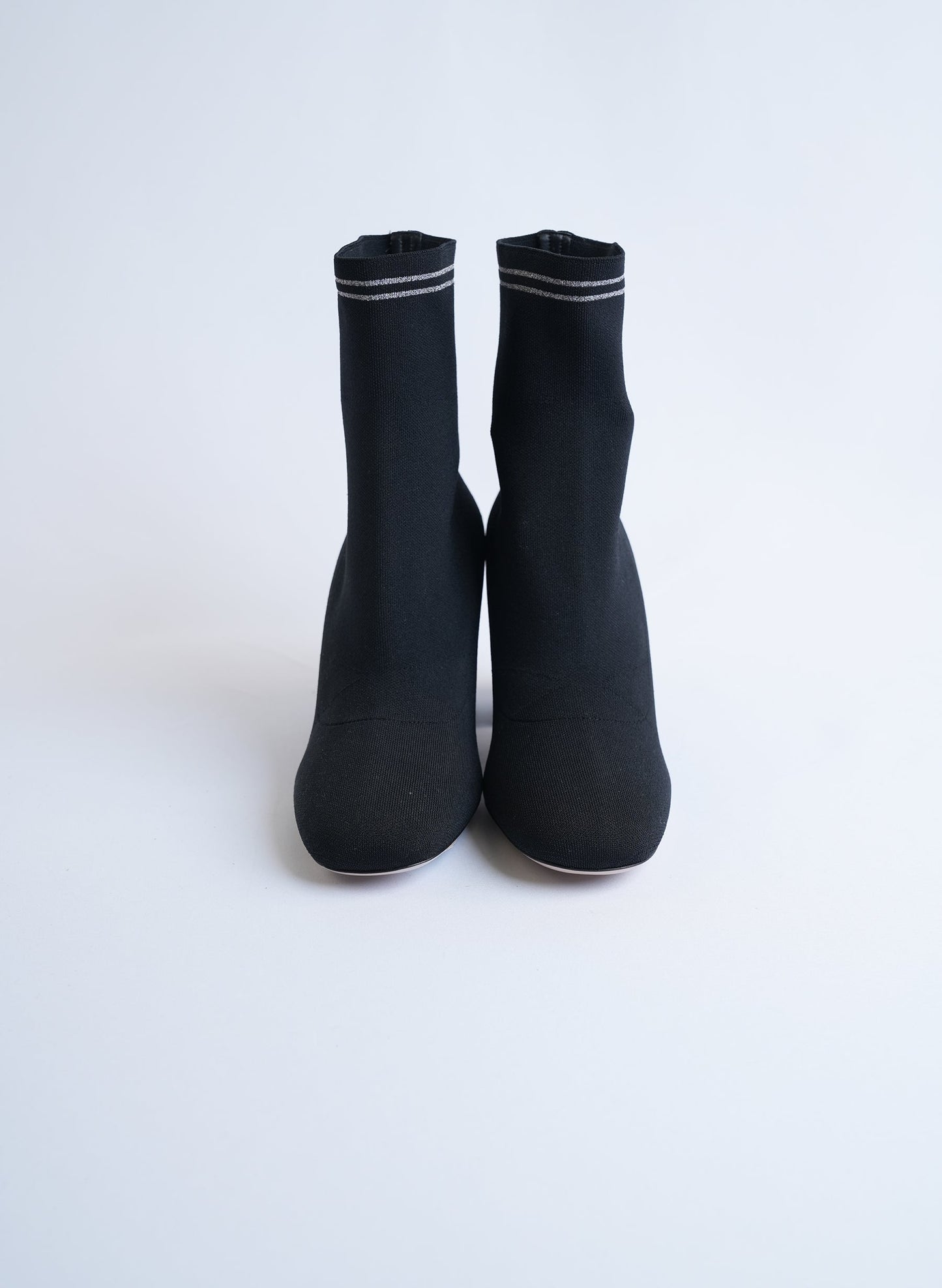 Miu Miu Stretch Knit Ankle Boots