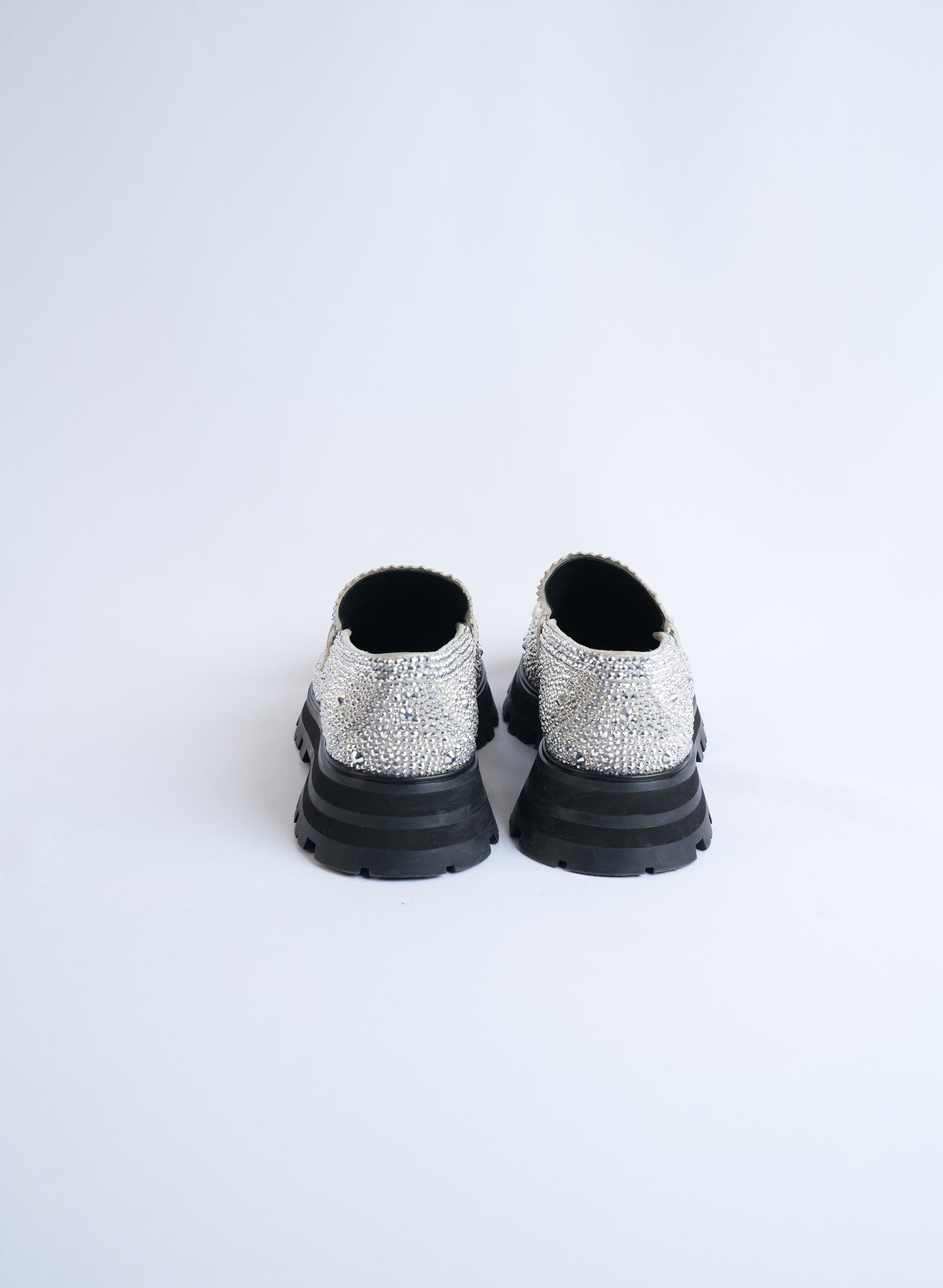 Alexander McQueen Crystal Embellished Loafers