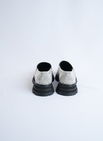 Alexander McQueen Crystal Embellished Loafers