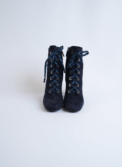 Prada Lace Up Boots