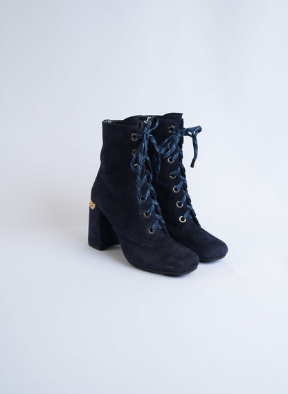 Prada Lace Up Boots