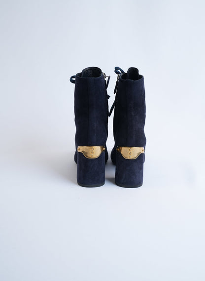 Prada Lace Up Boots