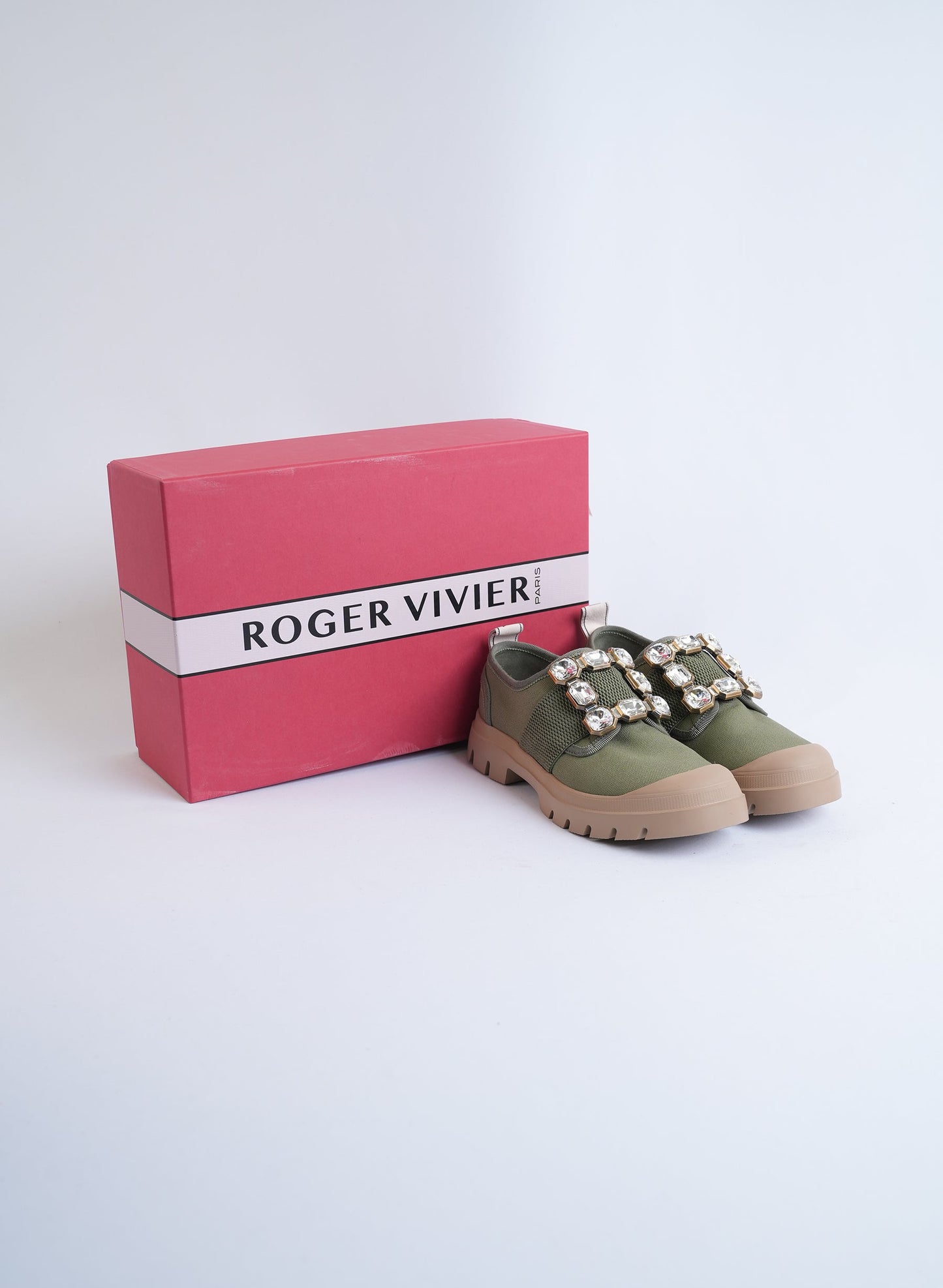 Roger Viver Olive Sneakers