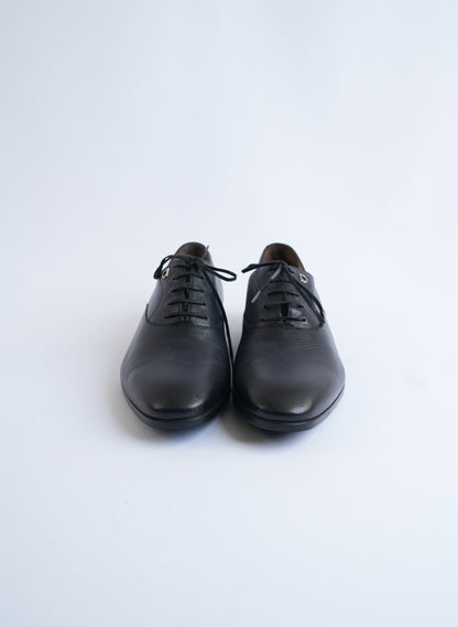 Salvatore Ferragamo Black Leather Oxford