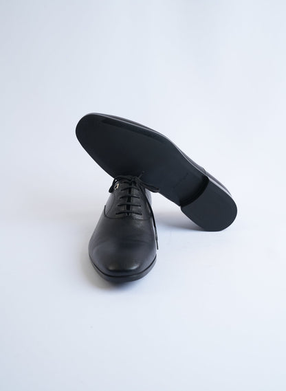 Salvatore Ferragamo Black Leather Oxford