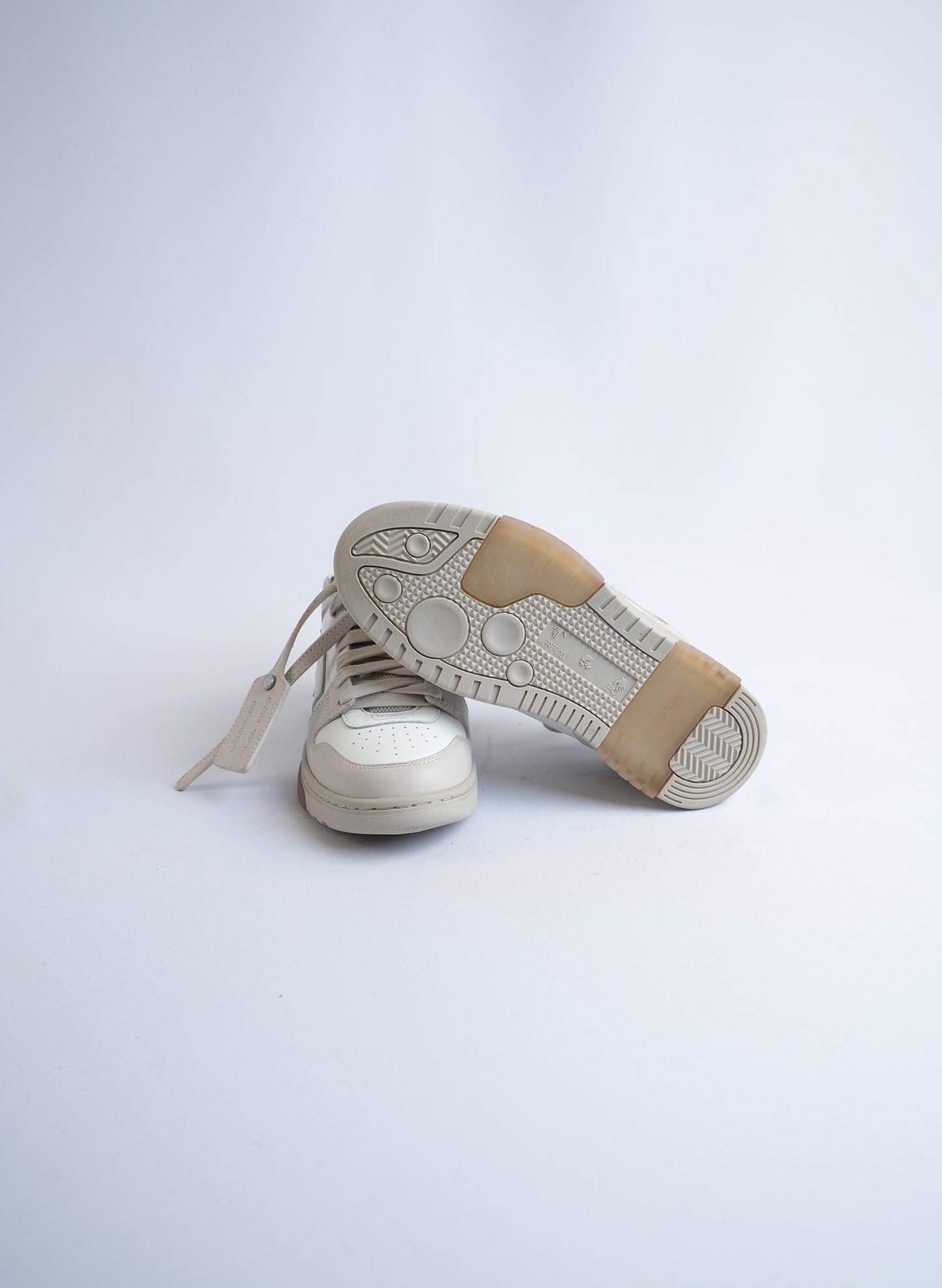 Off-White Out Of Office Cream White Sneakers