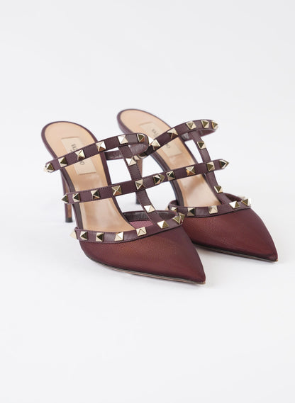 Valentino Rubin Rockstud Mules