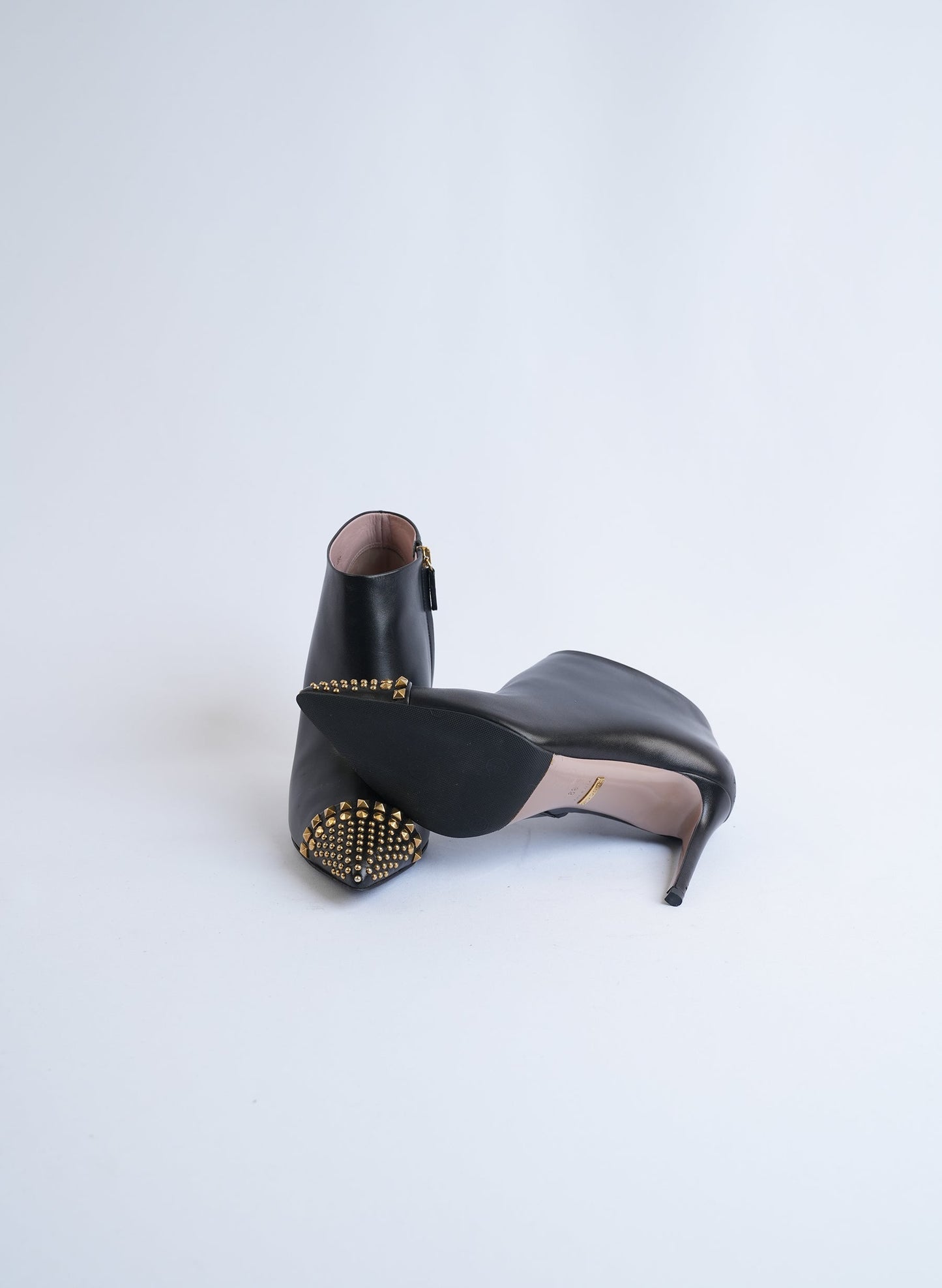 Gucci Black Leather Boots