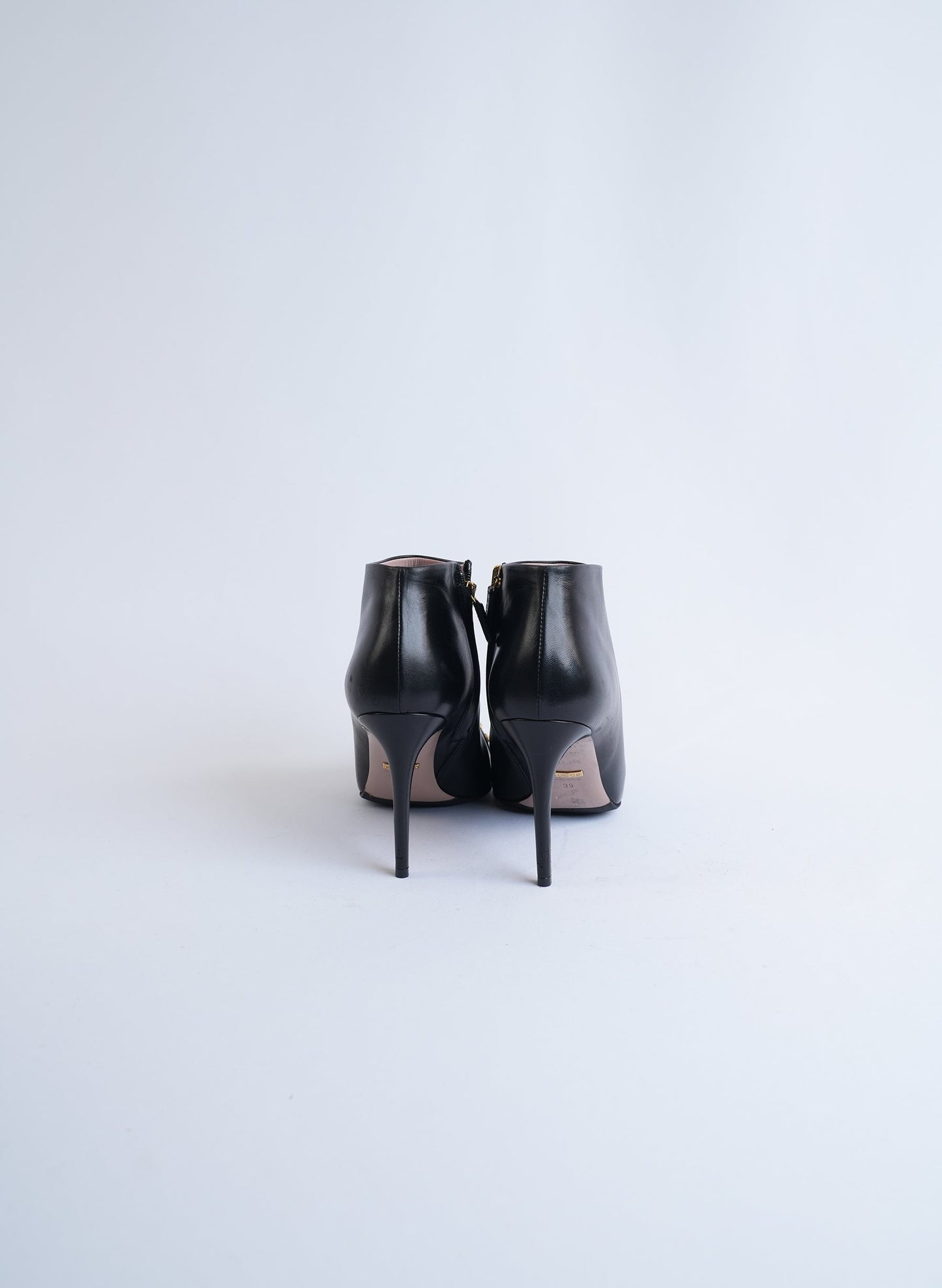 Gucci Black Leather Boots