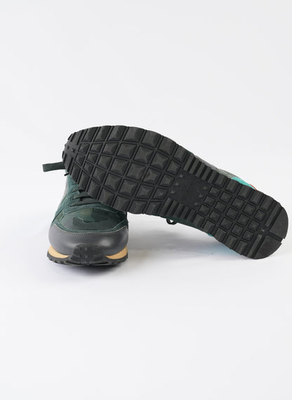 Valentino Garavani Nappa Suede Camouflage Rockrunner Sneakers