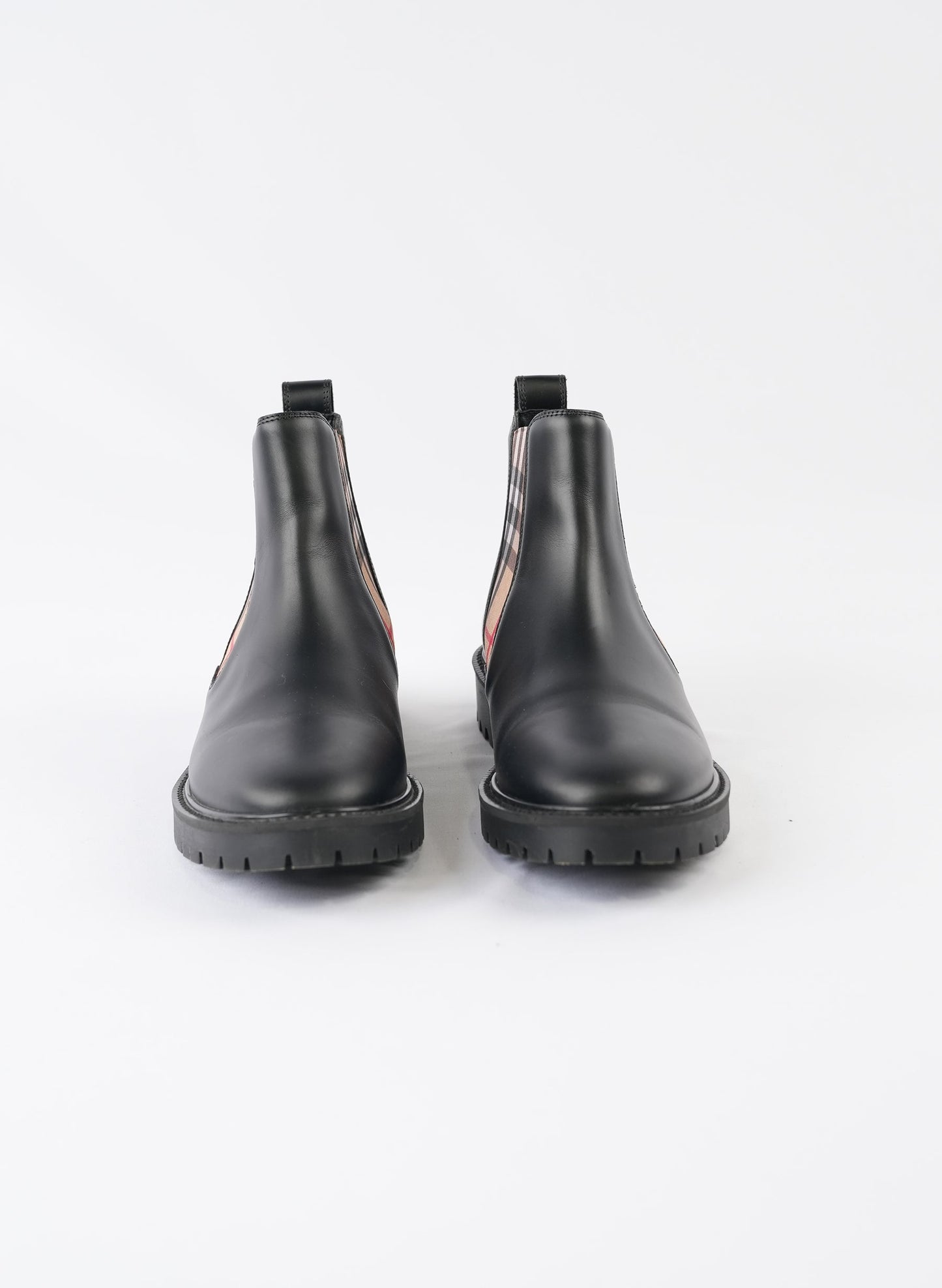 Burberry Black Leather Chelsea Boots
