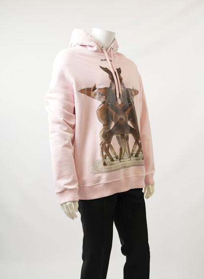 Burberry Eversham Graphic Print Hooded Sweater