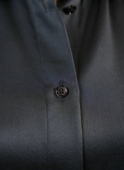 Loro Piana Silk Button-Up Blouse