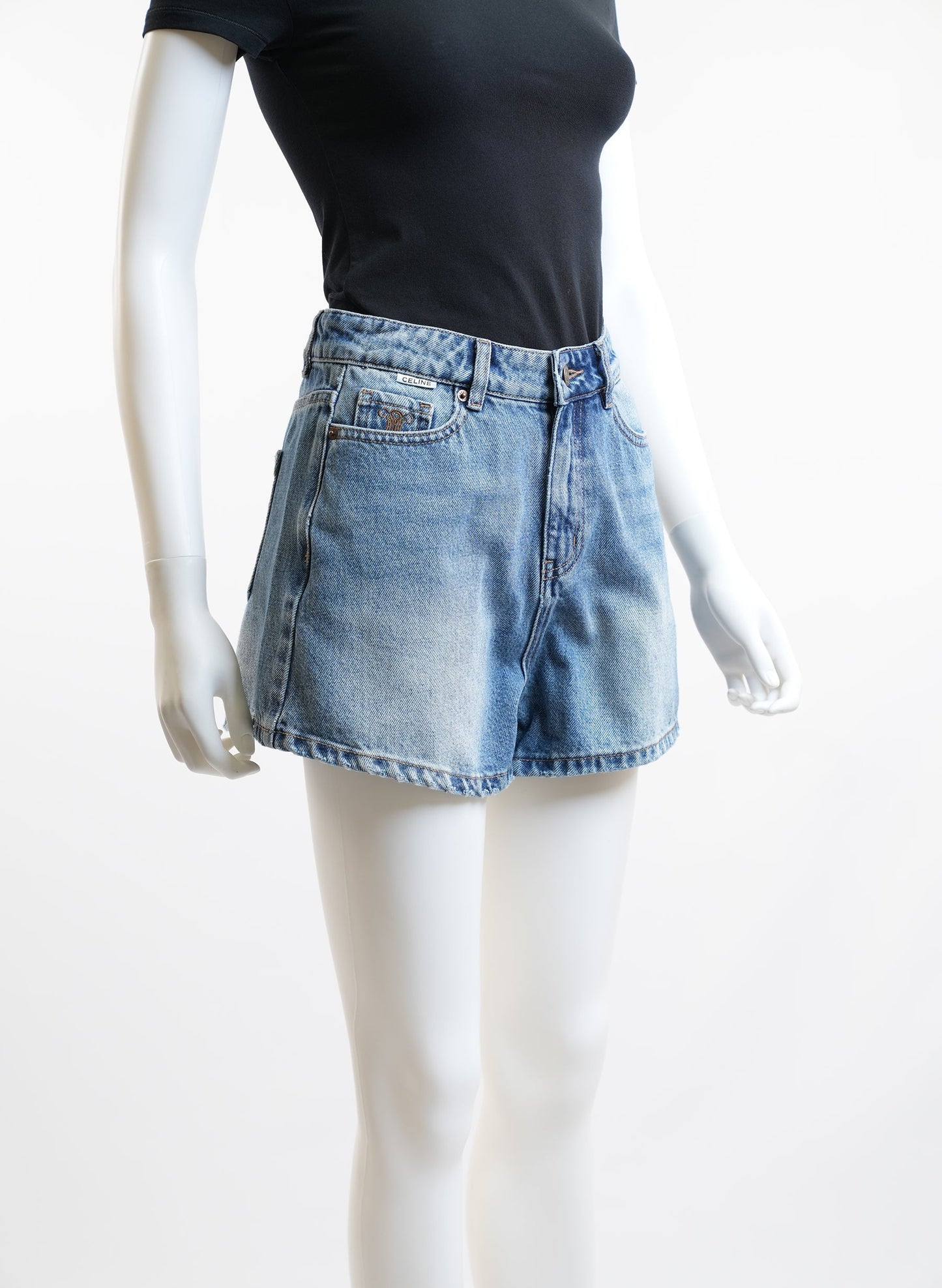 Celine Denim Shorts