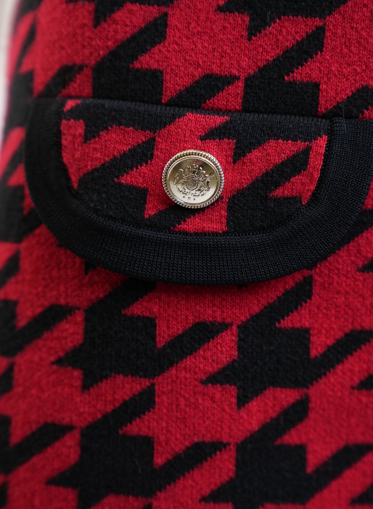 Claudie Pierlot Houndstooth Mini Skirt