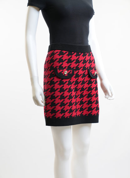 Claudie Pierlot Houndstooth Mini Skirt