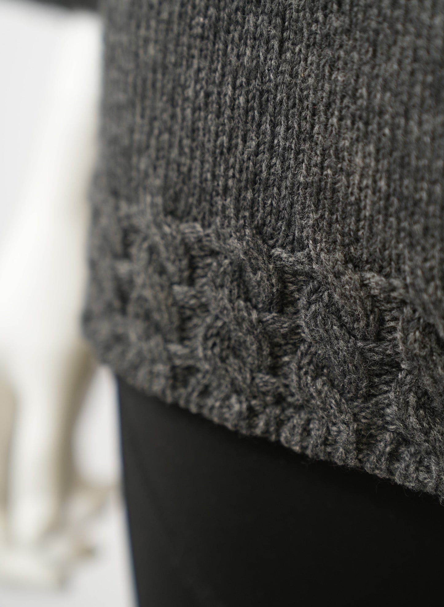 Prada Grey Cardigan Sweater