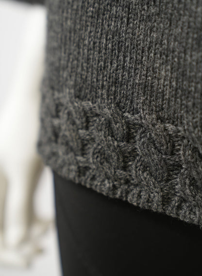 Prada Grey Cardigan Sweater