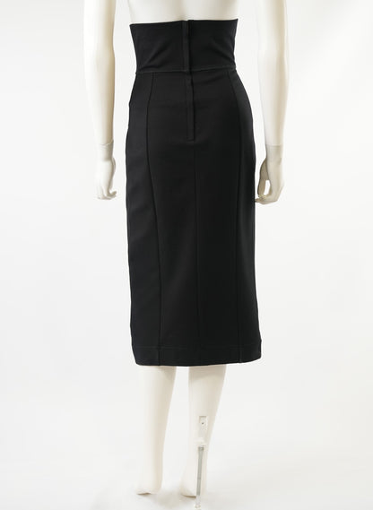 Dolce and Gabbana Logo DG Midi Skirt