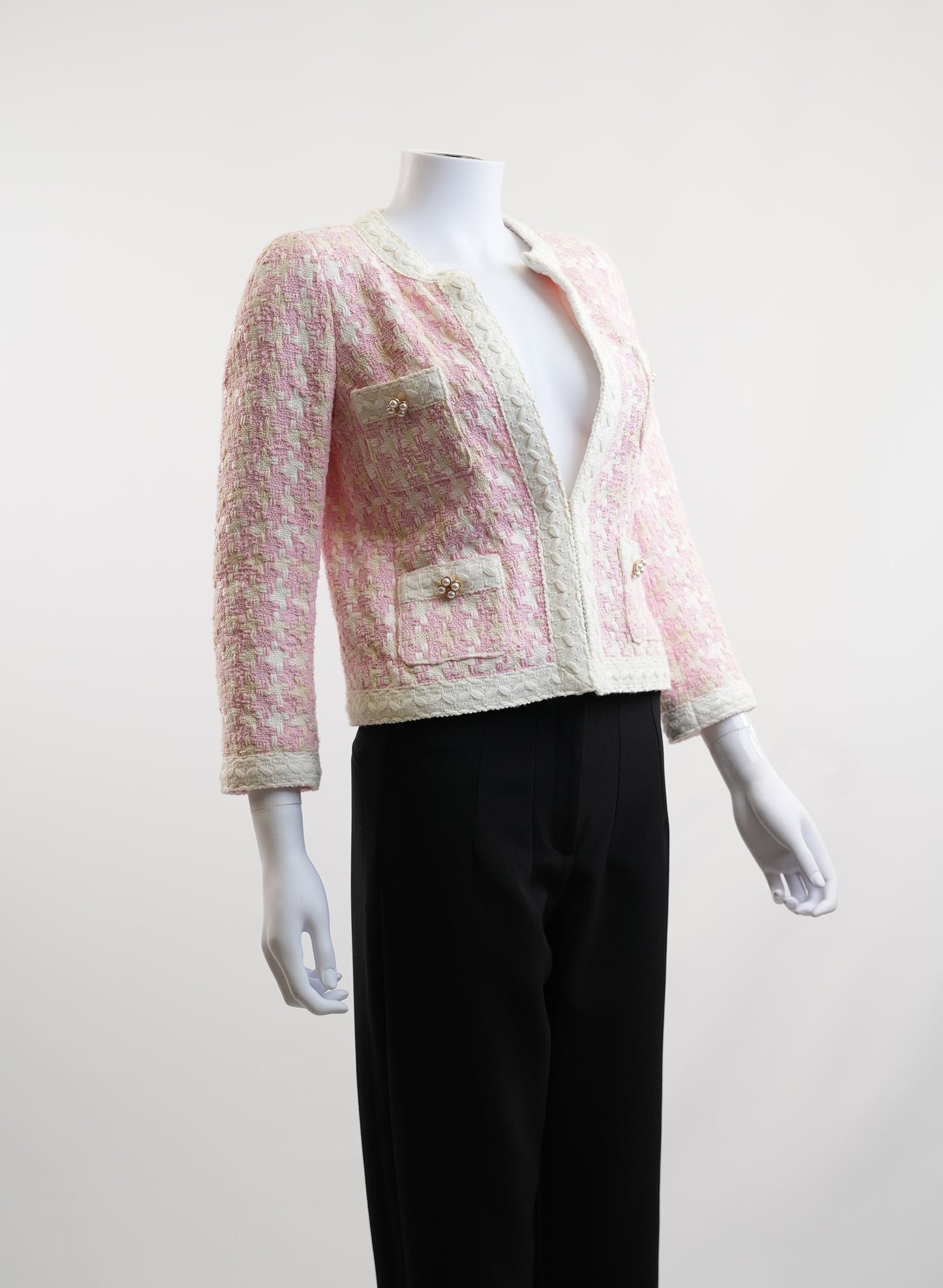 Edward Achour Pink Tweed Jacket