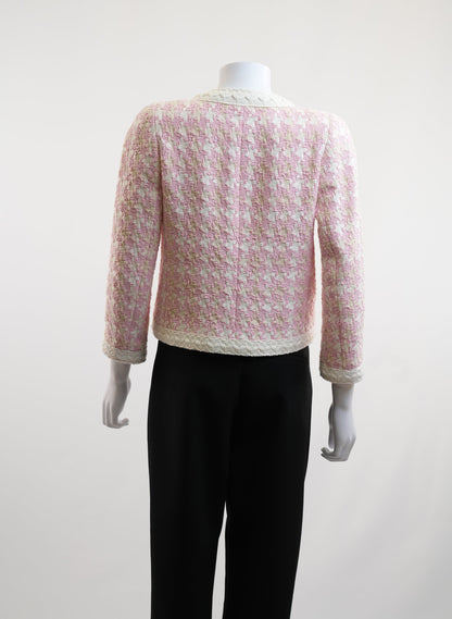Edward Achour Pink Tweed Jacket