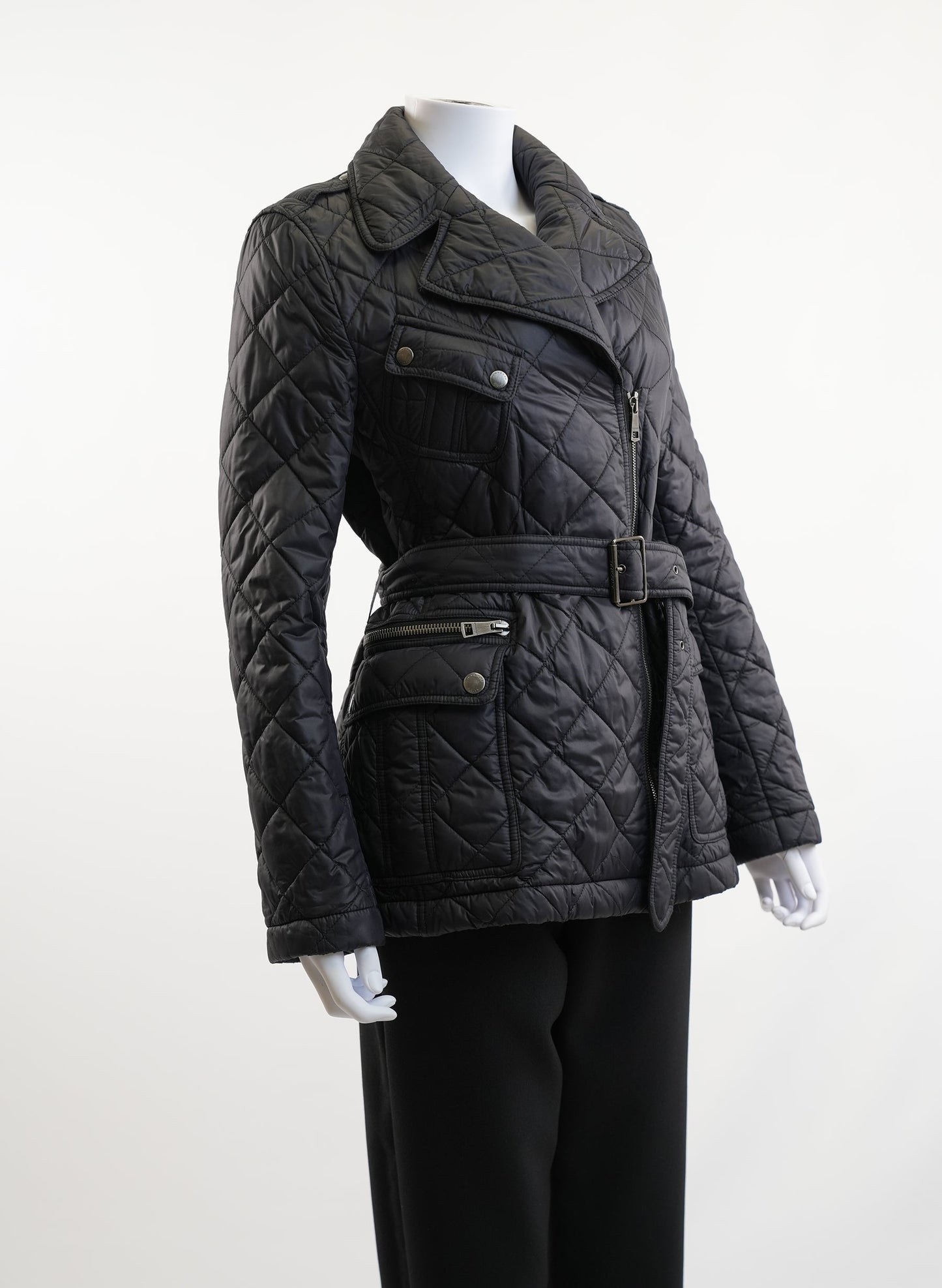 Burberry Black Quilted Jacket