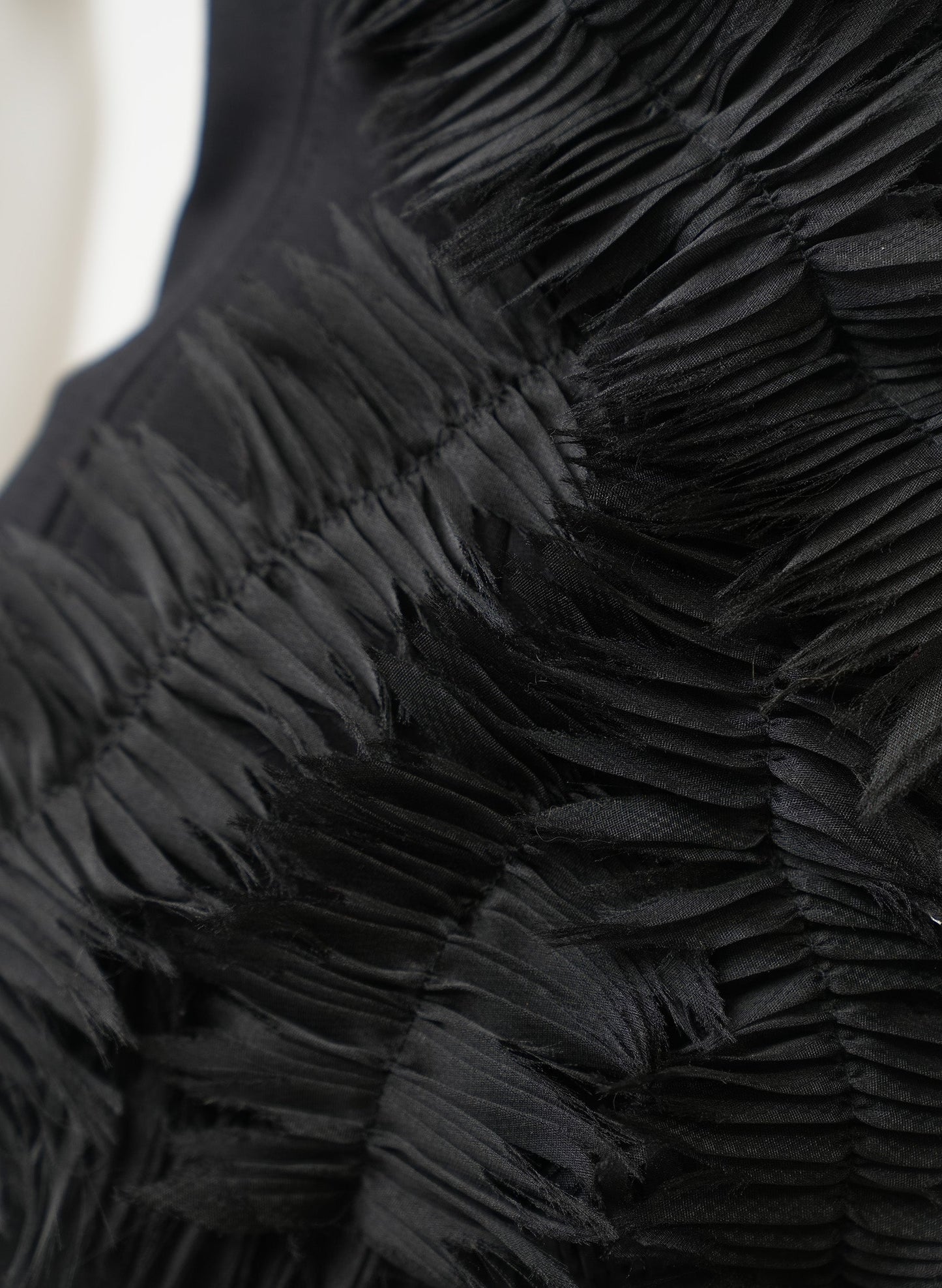 Marie Saint Pierre Off-Shoulder Black Blouse