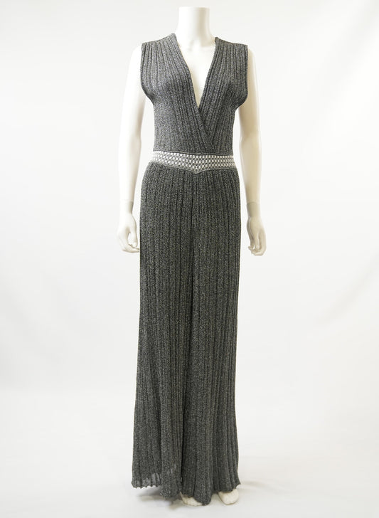 Missoni Grey V-Neck Jumpsuit