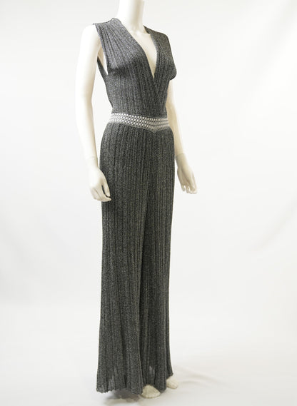 Missoni Grey V-Neck Jumpsuit