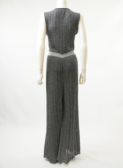 Missoni Grey V-Neck Jumpsuit