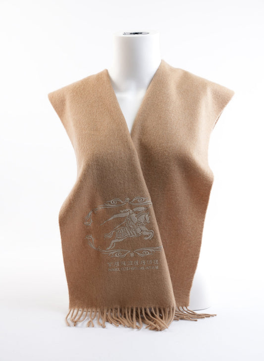 Burberry Brown Check Scarf