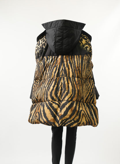 Roberto Cavalli Print Down Jacket