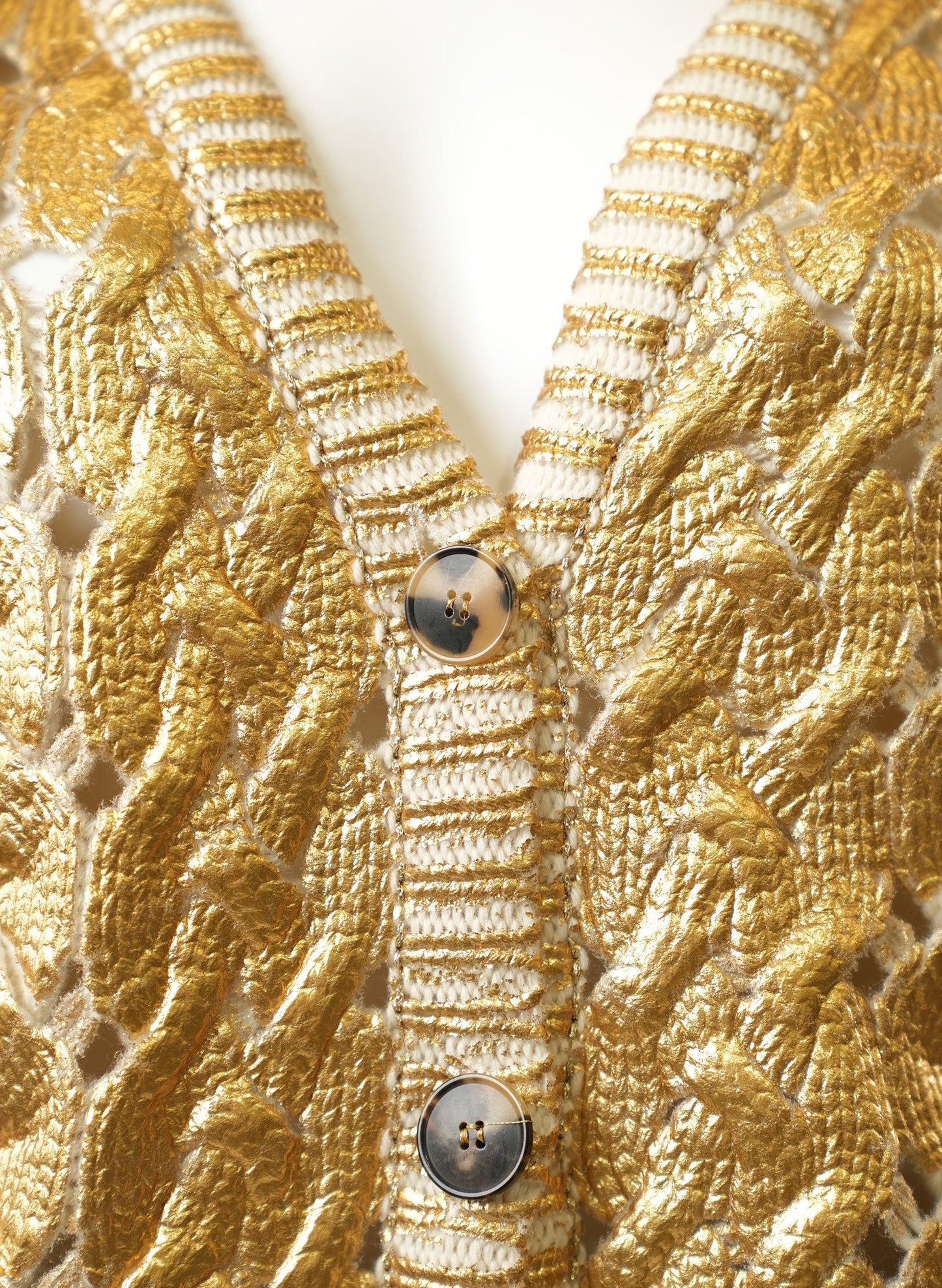 Valentino Garavani Gold Cardigan