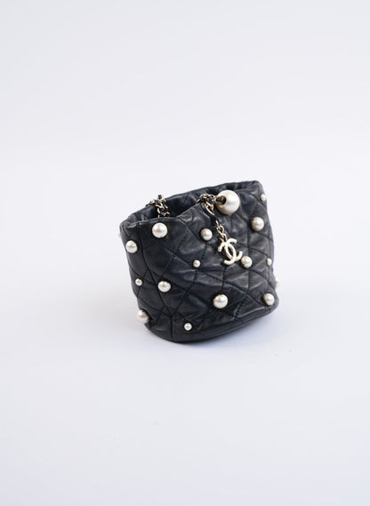 Chanel Lambskin Quilted Pearl Mini Bag