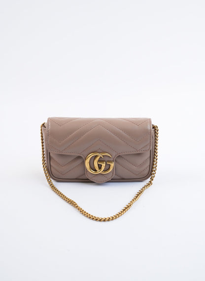 Gucci GG Mormont Mini Quilted Leather Shoulder Bag