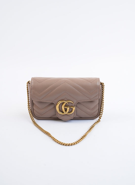 Gucci GG Mormont Mini Quilted Leather Shoulder Bag