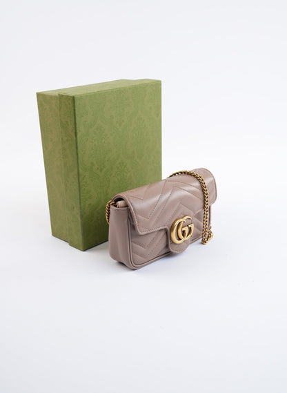 Gucci GG Mormont Mini Quilted Leather Shoulder Bag