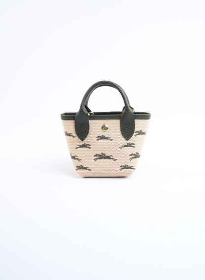 Long Champ Le Panier Pilage Small Basket Bag