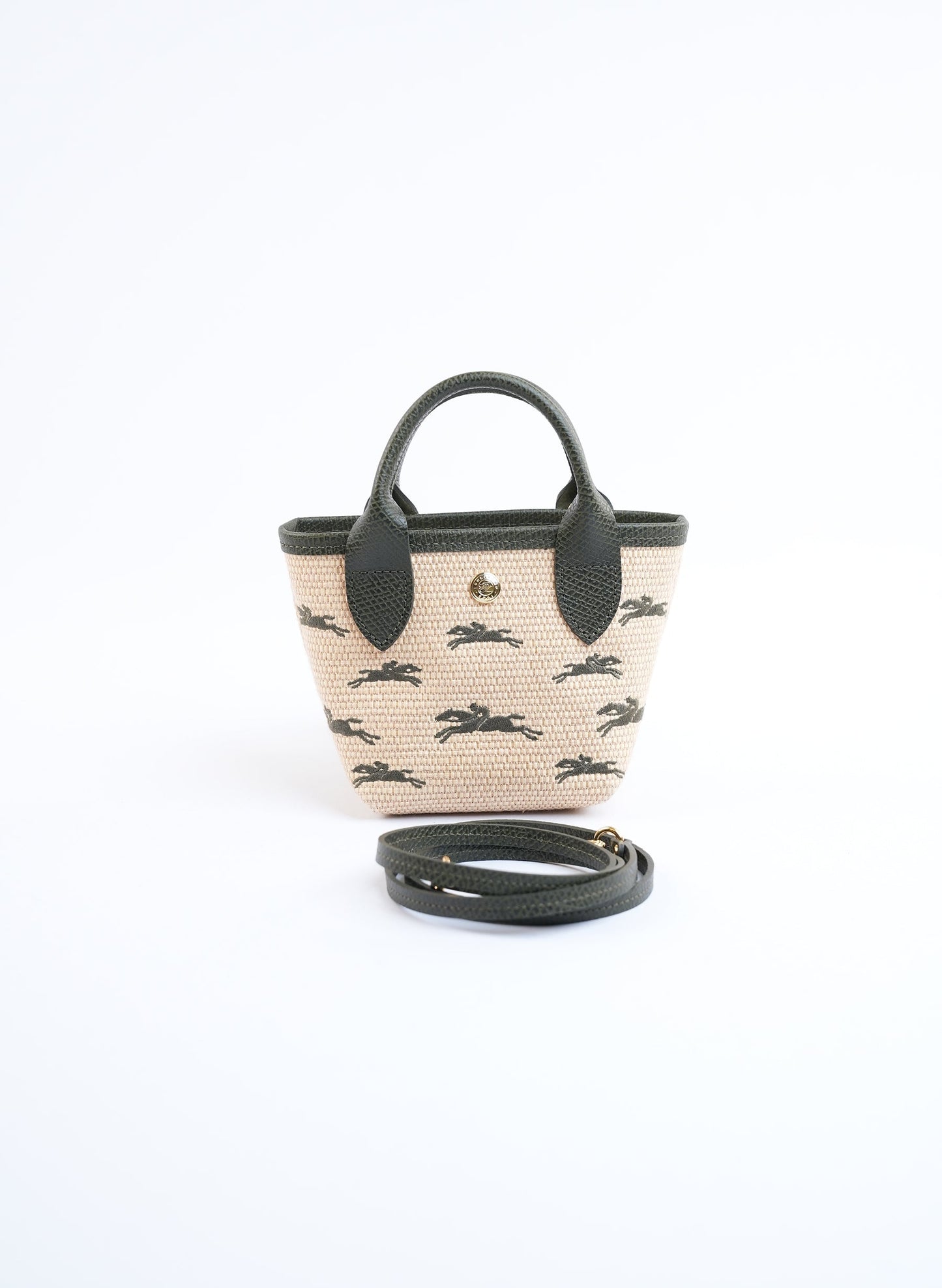 Long Champ Le Panier Pilage Small Basket Bag